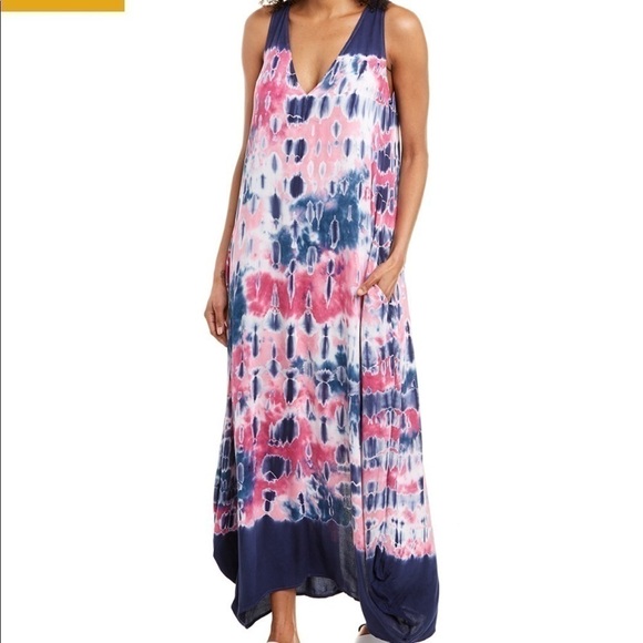 YFB by Young Fabulous & Broke Dress Sz S V-Neck Maxi NWT